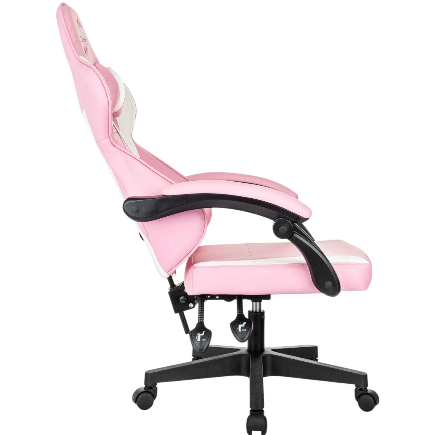 Кресло VB_Echair Easy Game-907 LT PU экокожа розовый/белый, пластик - фото 6