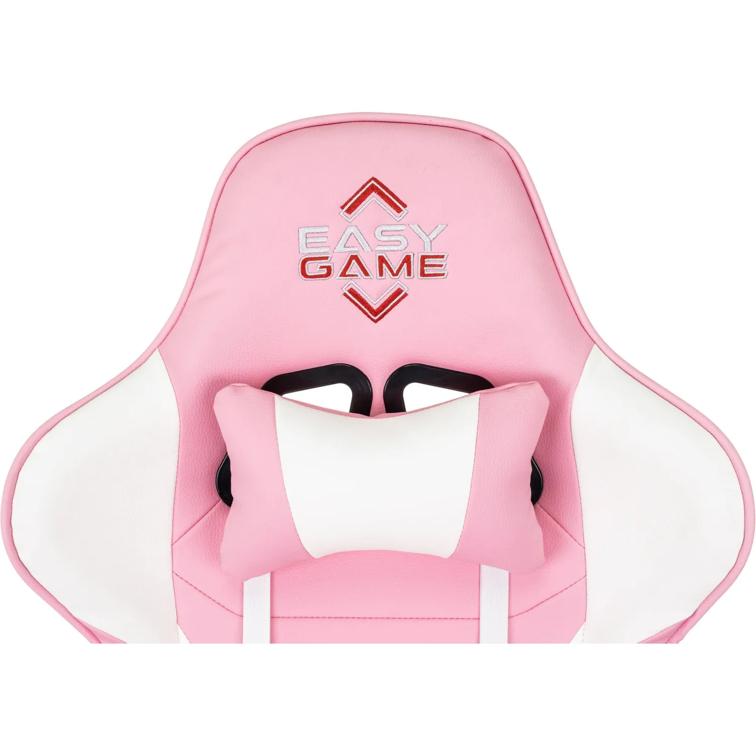 Кресло VB_Echair Easy Game-907 LT PU экокожа розовый/белый, пластик - фото 7