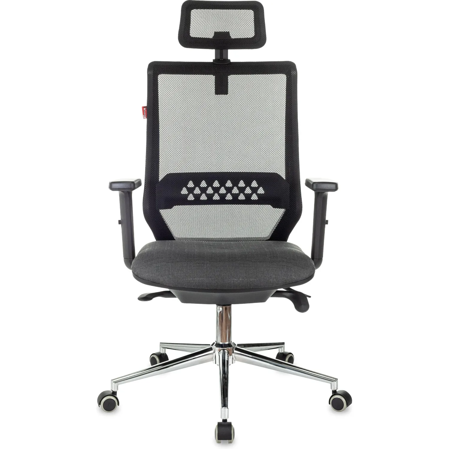 Кресло VB_EChair 663 TC-H/SL черный TW-01 38-418 сетка/ткань - фото 2