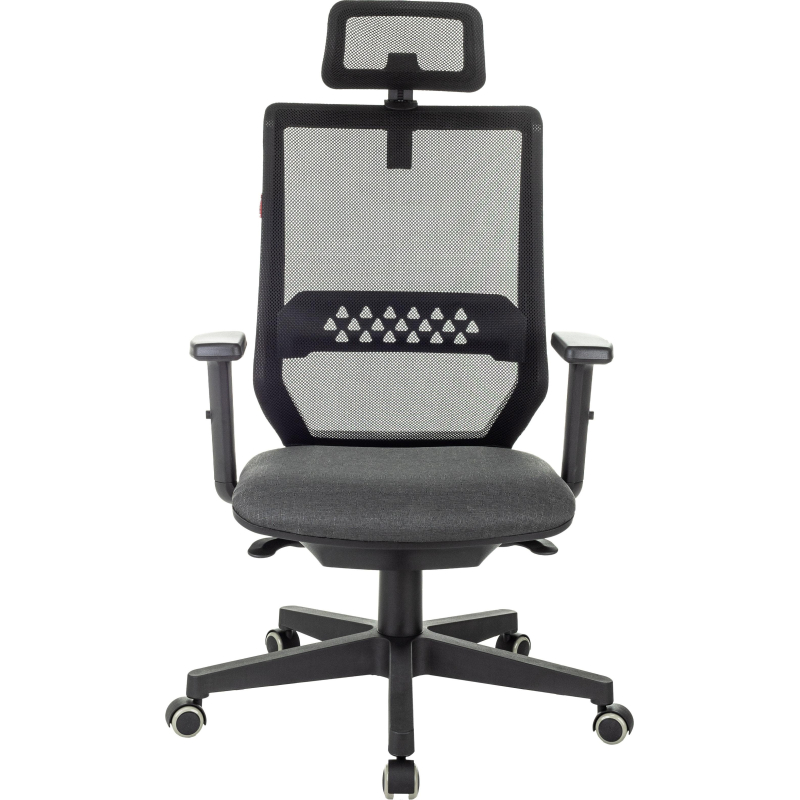 Кресло VB_EChair 663 TC-H черный TW-01 38-418 сетка/ткань - фото 2