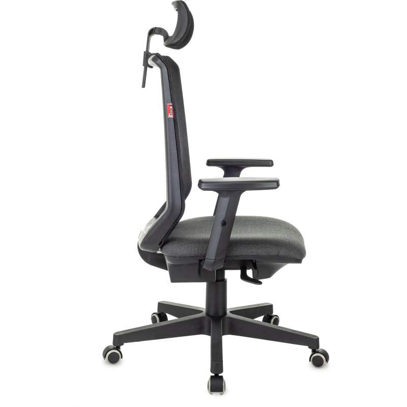 Кресло VB_EChair 663 TC-H черный TW-01 38-418 сетка/ткань - фото 3