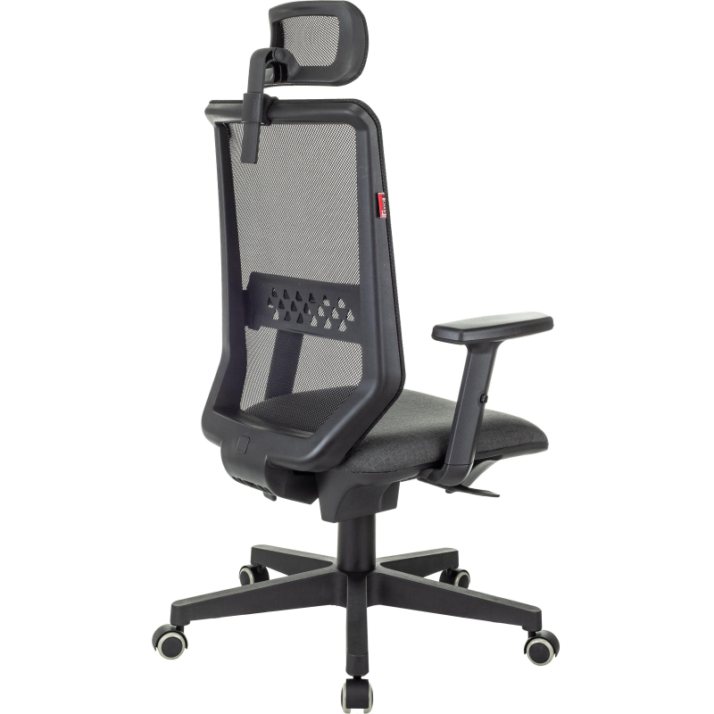 Кресло VB_EChair 663 TC-H черный TW-01 38-418 сетка/ткань - фото 4