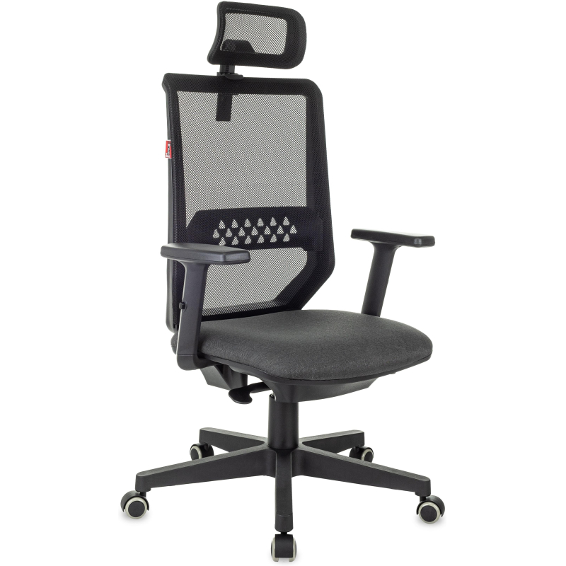 Кресло VB_EChair 663 TC-H черный TW-01 38-418 сетка/ткань - фото 5