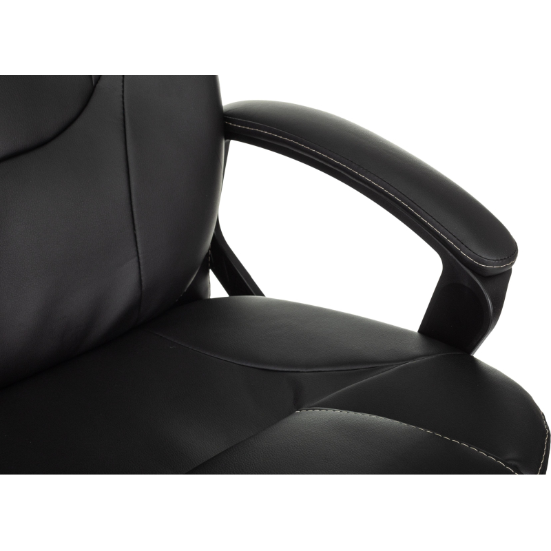 Кресло VB_EChair 668 TPU/SL черный экокожа крестов.металл хром - фото 9