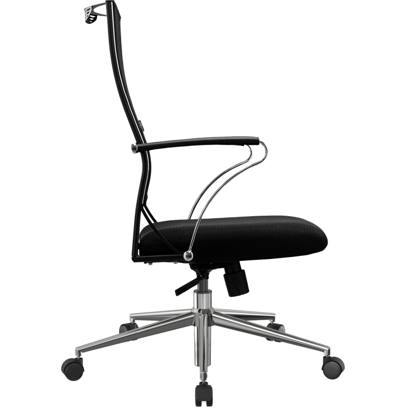Кресло MT_Sit Air-180/Km00/Wh00/K15cL(M09.B23.G18.W01),черный, хром - фото 3
