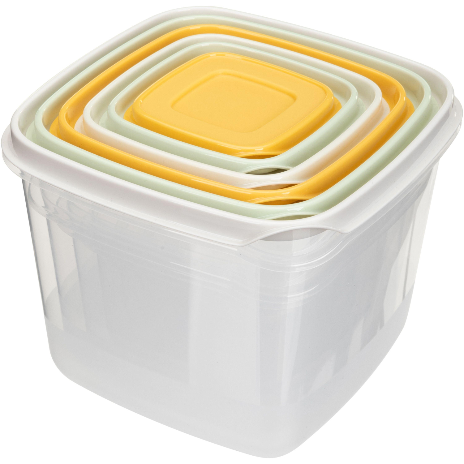 Набор конт.Для продуктов clever 6шт 0,12л+0,25л+0,45л+0,75л+1,2л+2,0л - фото 1