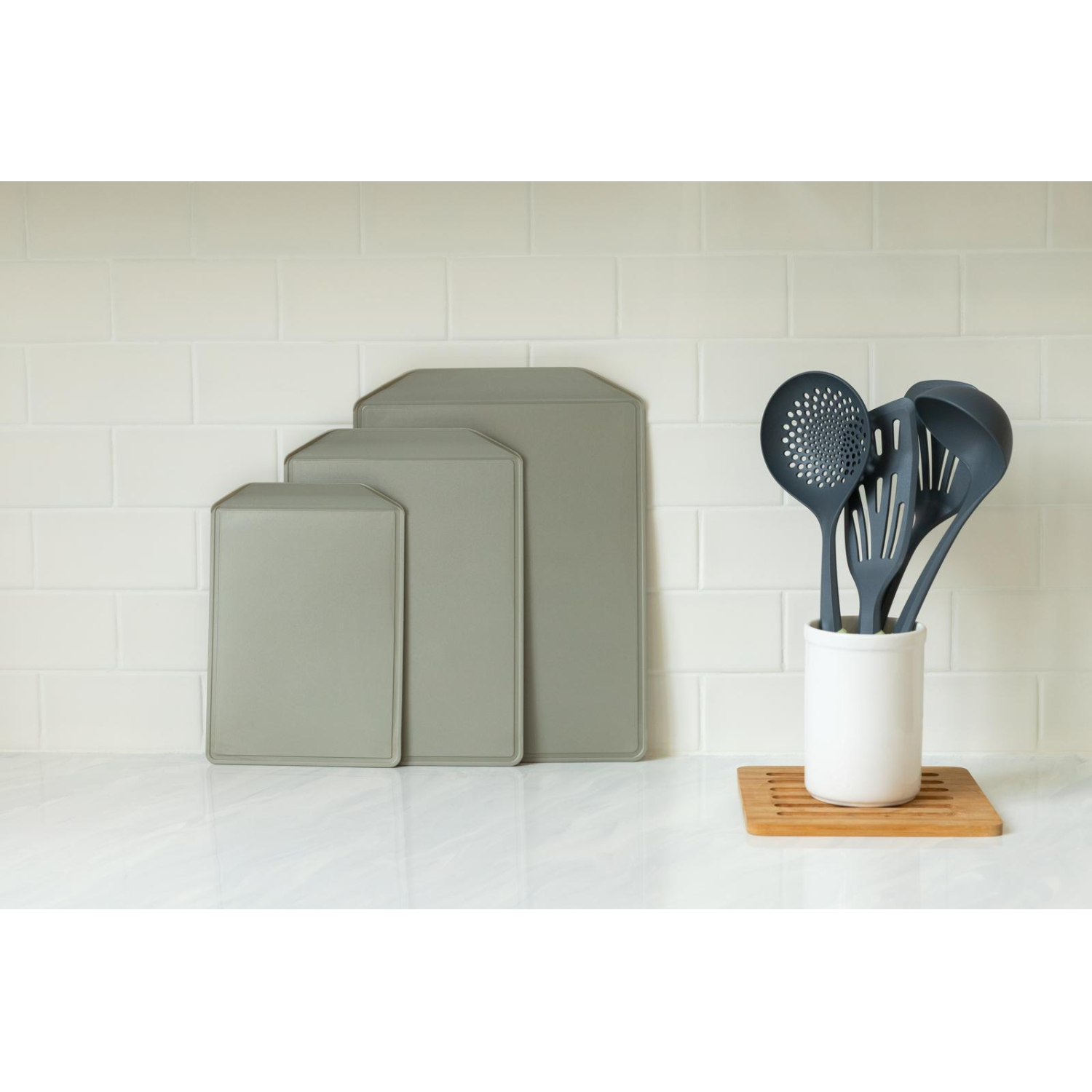 Доска разделочная flex 300х215 мм (металлик бежевый) - фото 6