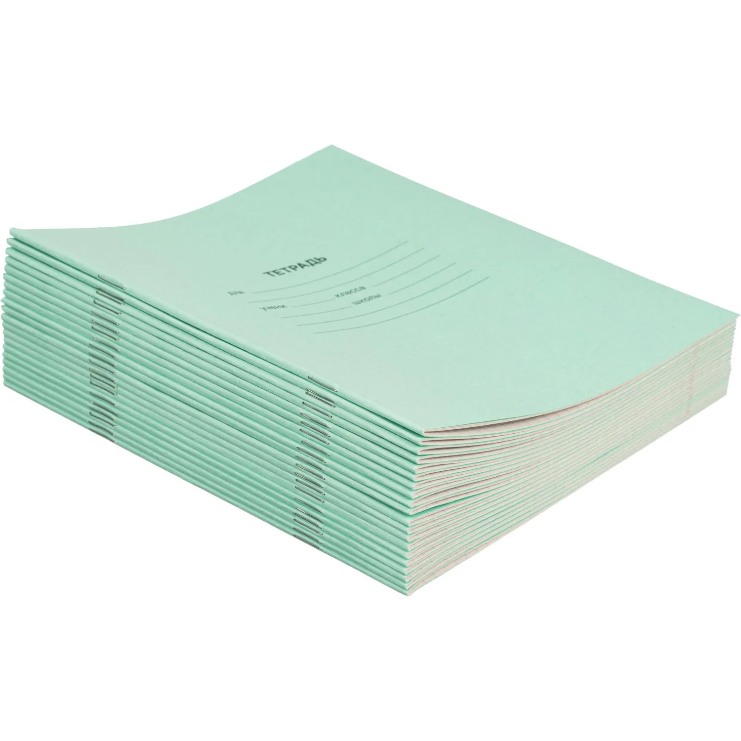 Тетрадь 12л, клетка упаковка по 20 шт./запайка, офсет-2 - фото 4