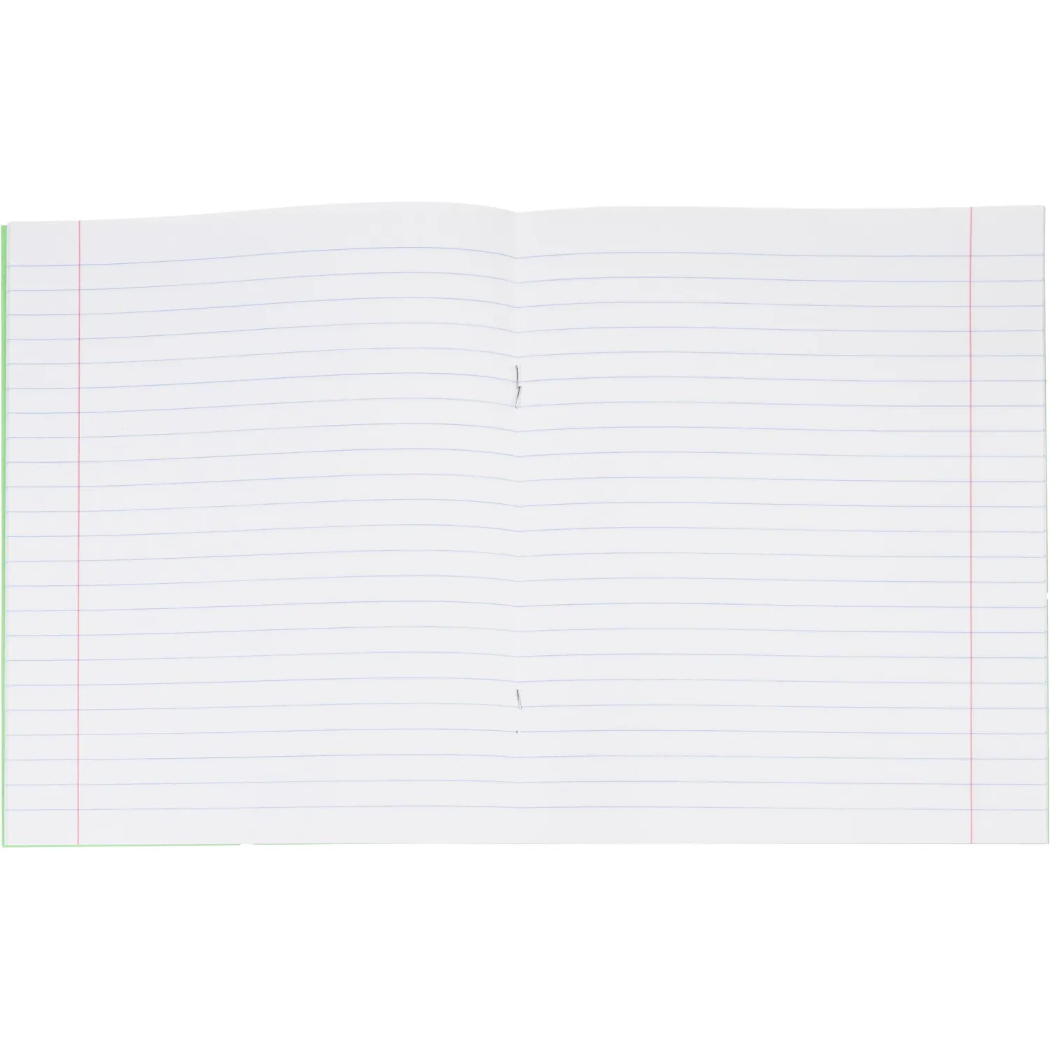 Тетрадь в зеленом офсете 12л., линия, штука, внутр.блок 100% белизна - фото 6
