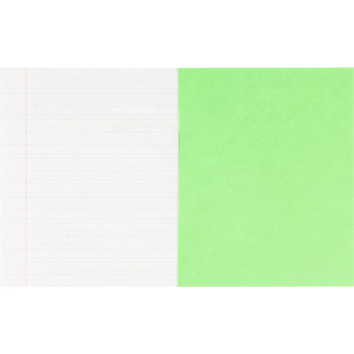 Тетрадь в зеленом офсете 12 л., косая линия уп. по 20 шт.,100% белизна - фото 7