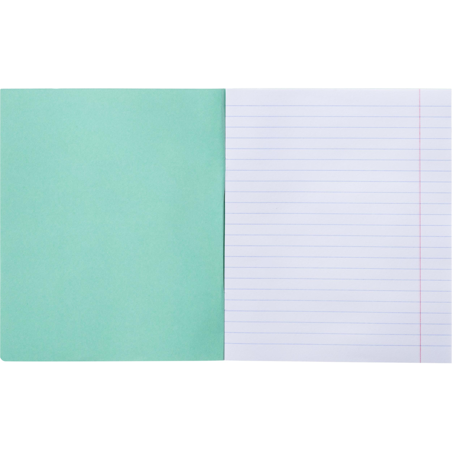 Тетрадь в зеленом офсете  12л, линия  уп. по 20 шт./запайка,100% белизна - фото 6