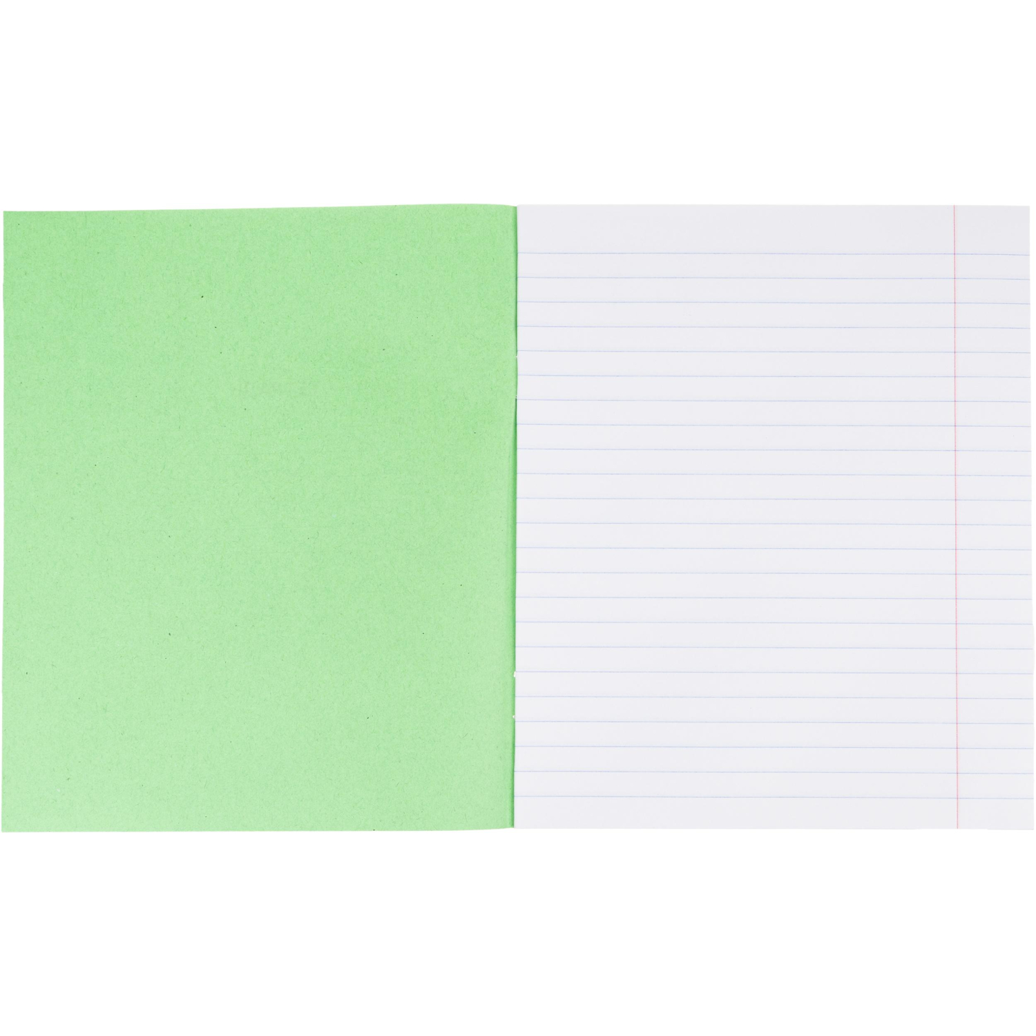 Тетрадь в зеленом офсете 18л, линия  уп. по 20 шт./запайка,100% белизна - фото 6