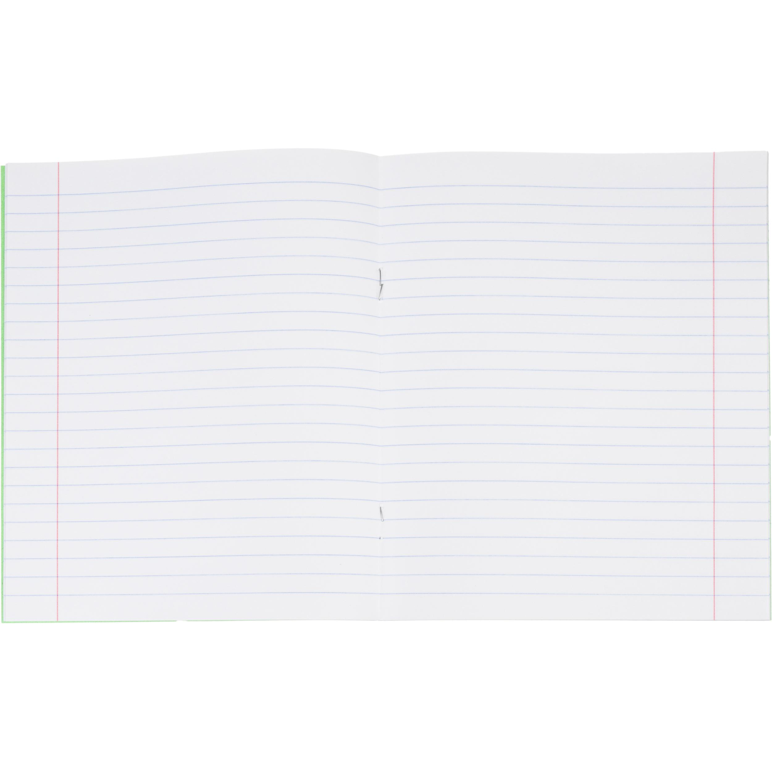 Тетрадь в зеленом офсете 18л, линия  уп. по 20 шт./запайка,100% белизна - фото 7