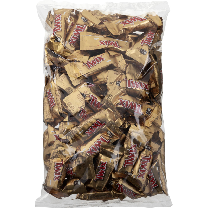 Шоколадный батончик Twix мини, 900г - фото 1