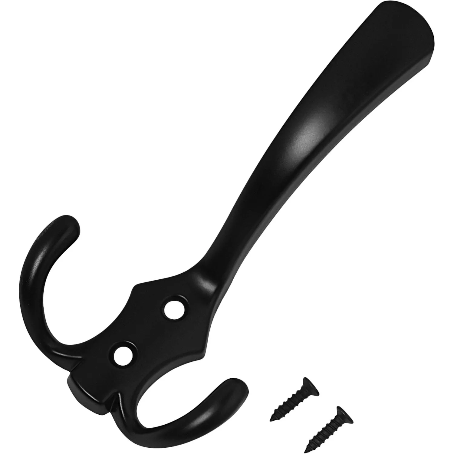 Вешалка настенная УЗК_Крючок трехрожковый СТАНДАРТ 306 А BL (15843)мат.чер - фото 1