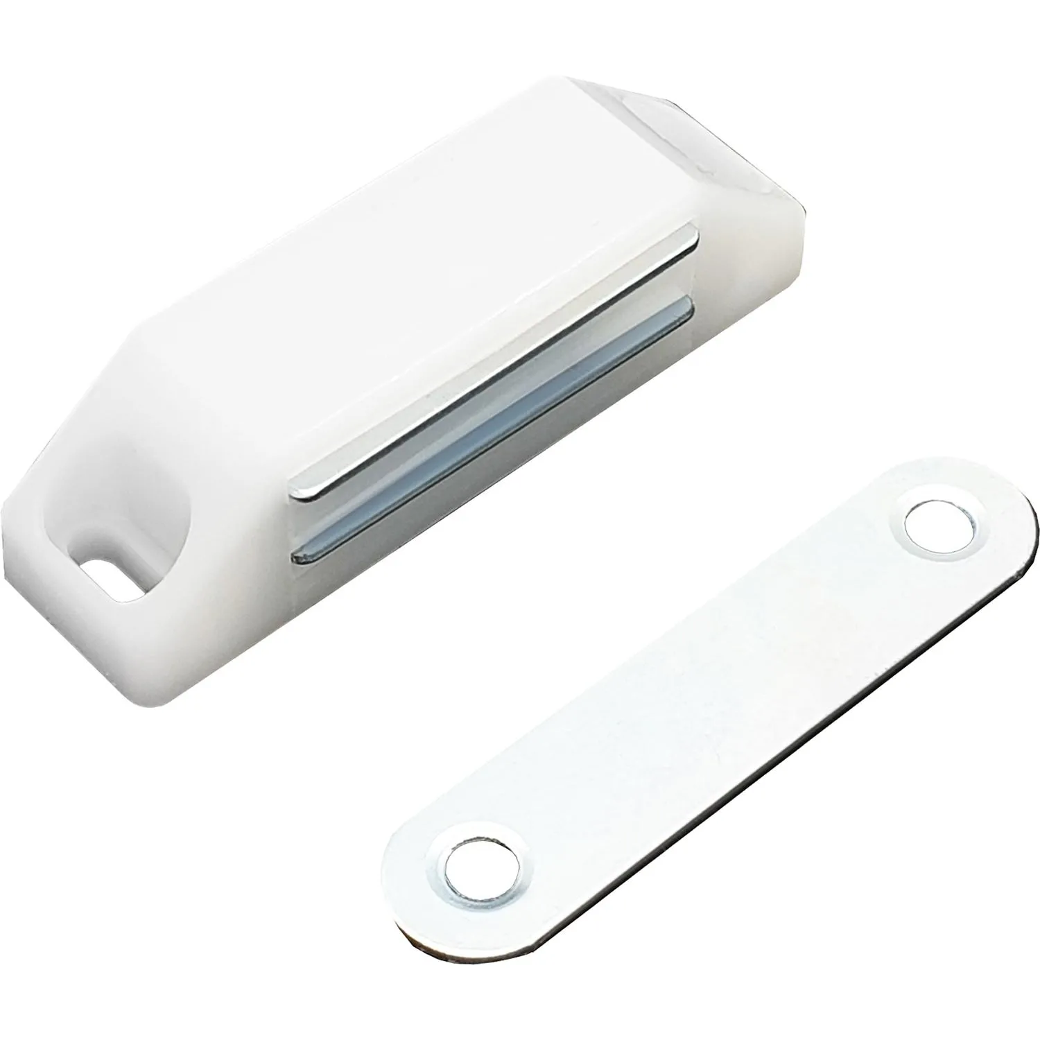 Накладка УЗК_магнит мебельный StahlBuro 60х15 (15936) компл-4шт белый - фото 1