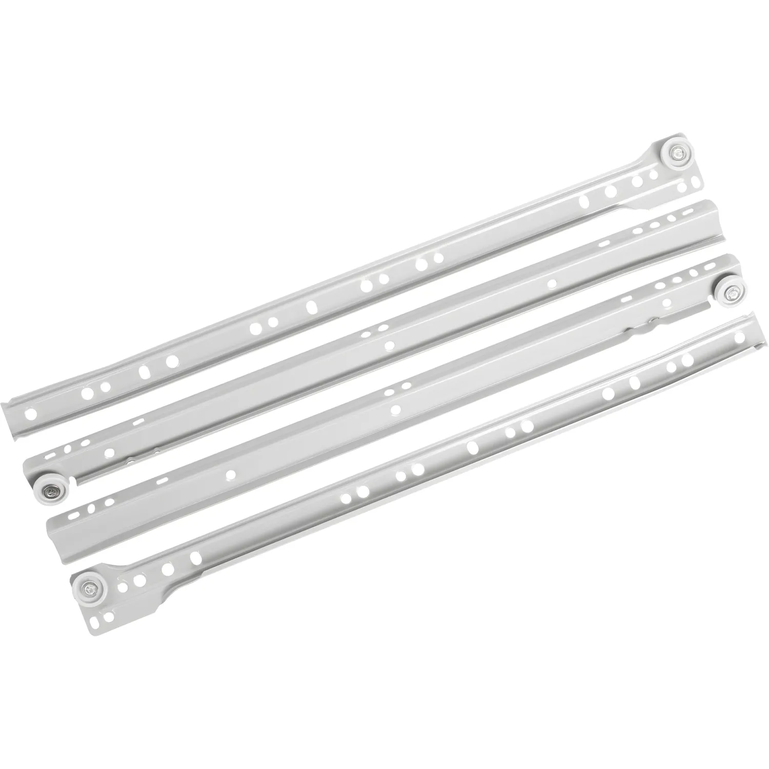 Направляющие УЗК_StahlBuro роликовые 400/0,8 мм (16317) компл-2шт серый - фото 1