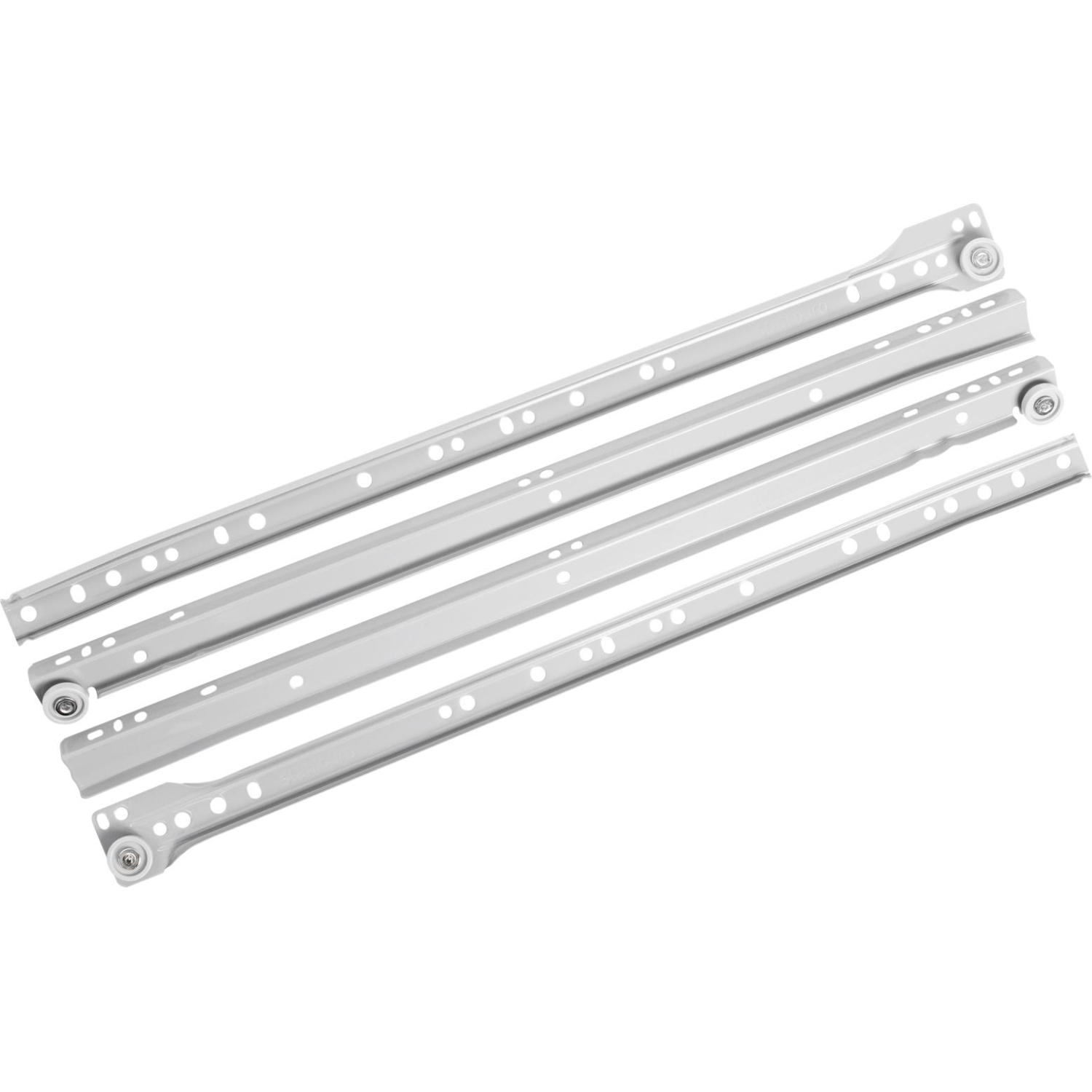 Направляющие УЗК_StahlBuro роликовые 450/0,8 мм (16318) компл-2шт серый - фото 1