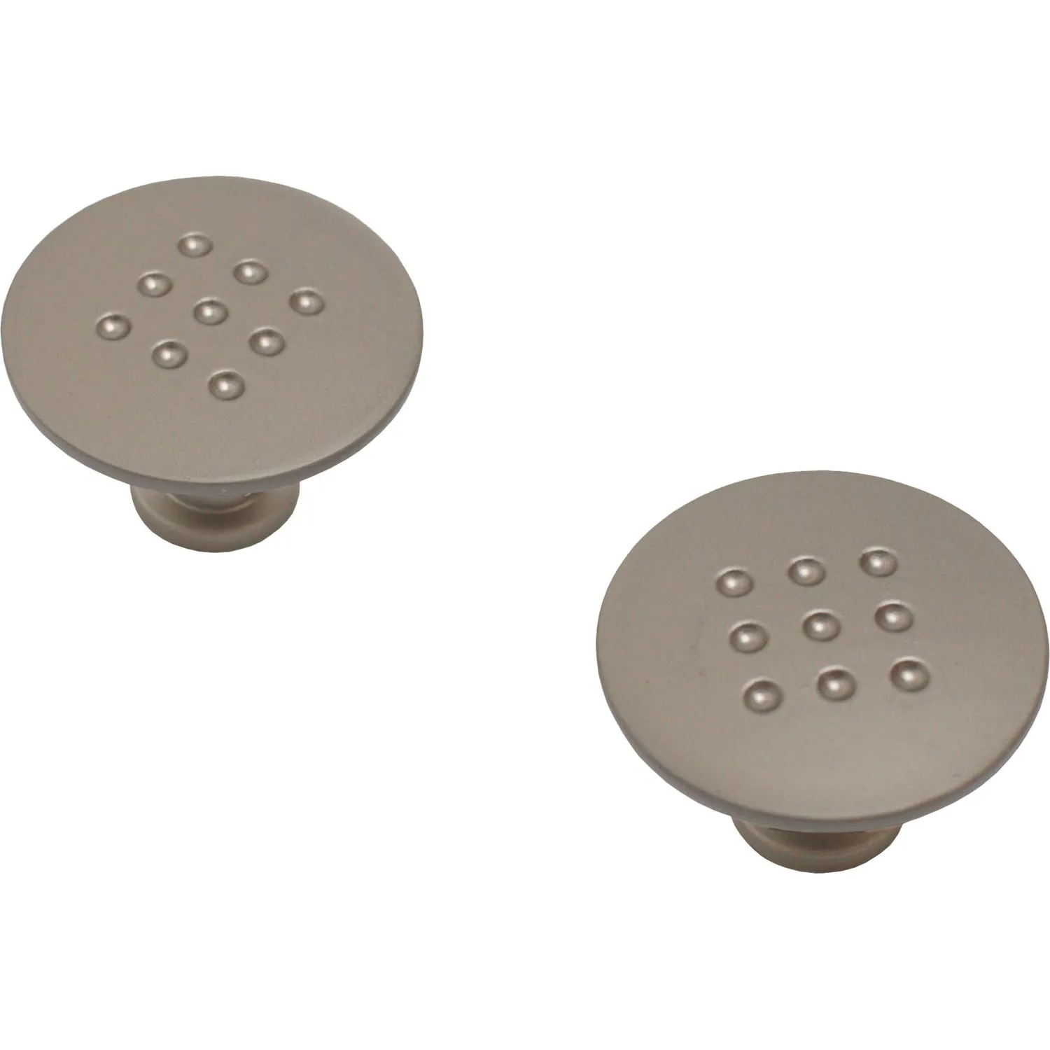 Ручка УЗК_кнопка меб. StahlBuro A507 (16659) компл-2шт SN сатин - фото 1