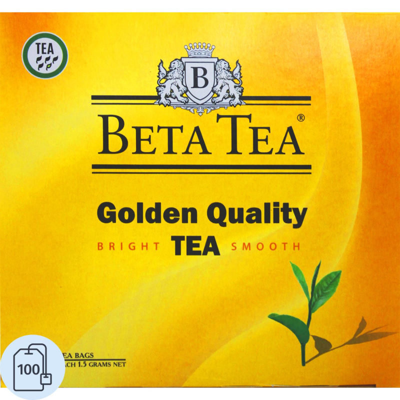 Чай Beta Tea Золотое качество черный 1,5гx100пак - фото 1