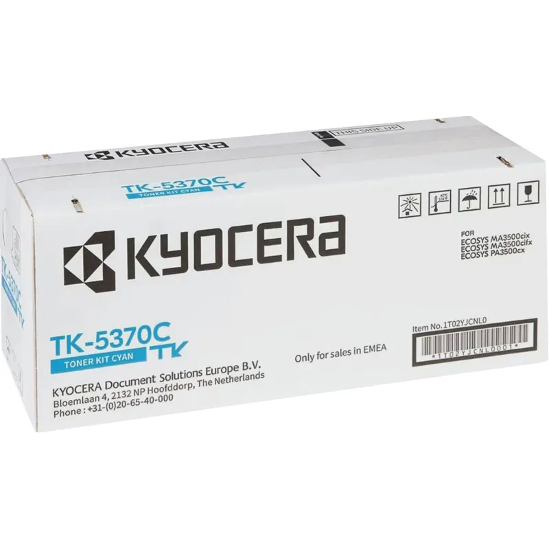 Тонер-картридж Kyocera TK-5370C голуб 1T02YJCNL0 для Ecosys PA3500cx 5000с - фото 2