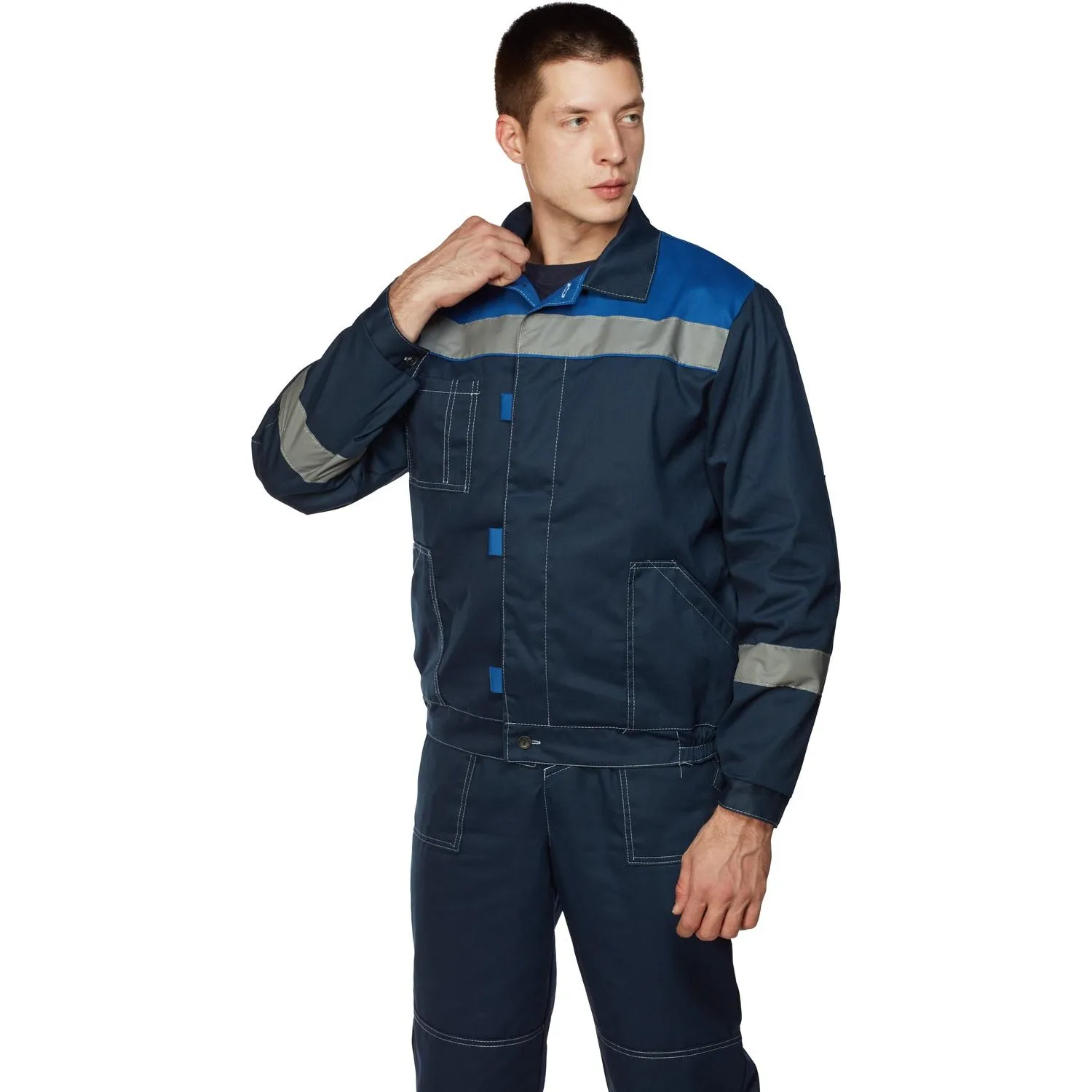 Костюм лет муж (куртка, бр) л20 син/вас 80-84/158-164 (Арсенал-СП) - фото 14