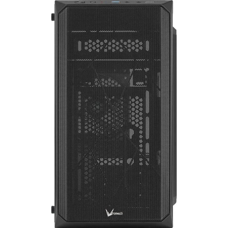 Корпус Formula V Line CS-107 mATX USB3.0x1/USB2.0x1/audio(CS-107 Black) - фото 2