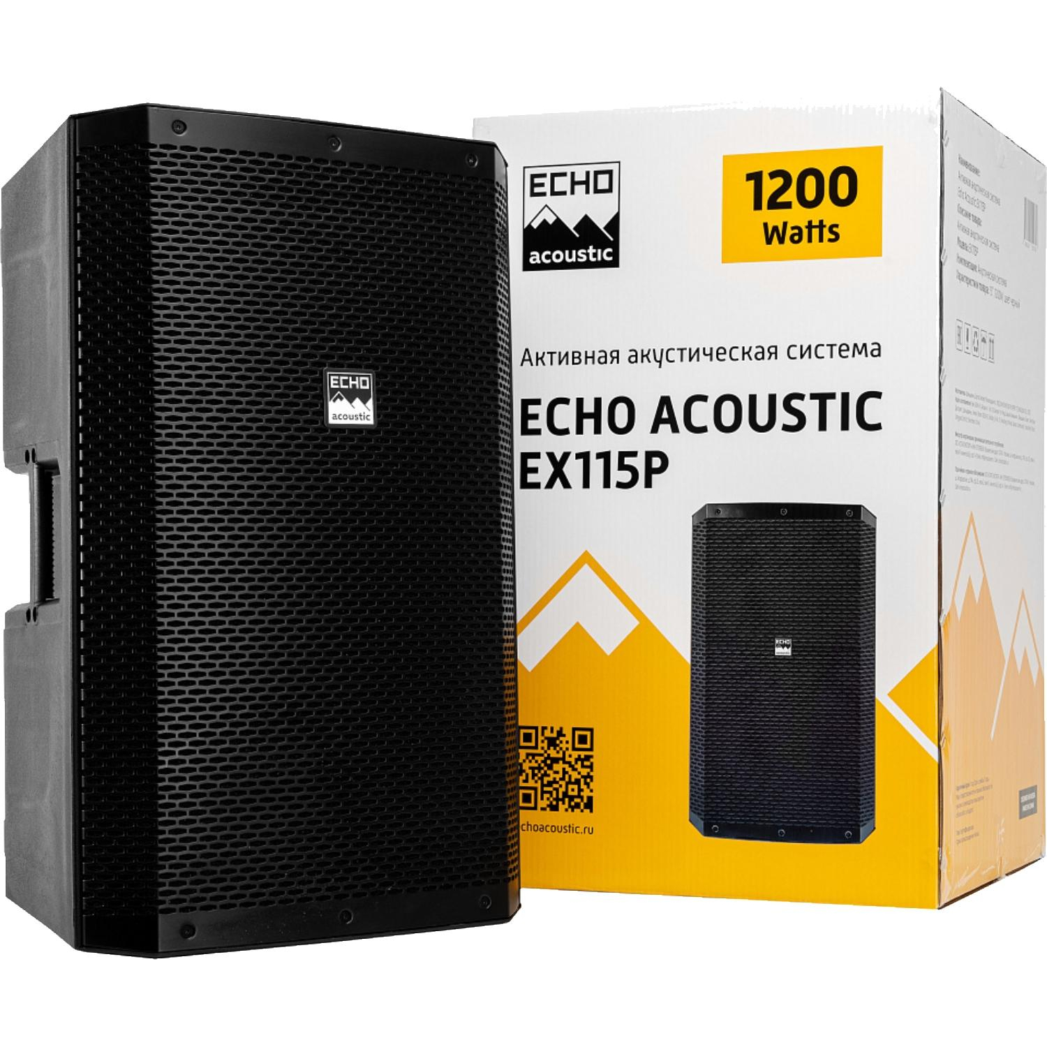 Акустическая система Echo Acoustic EX112P, активная, 1000Вт Peak, DSP - фото 5