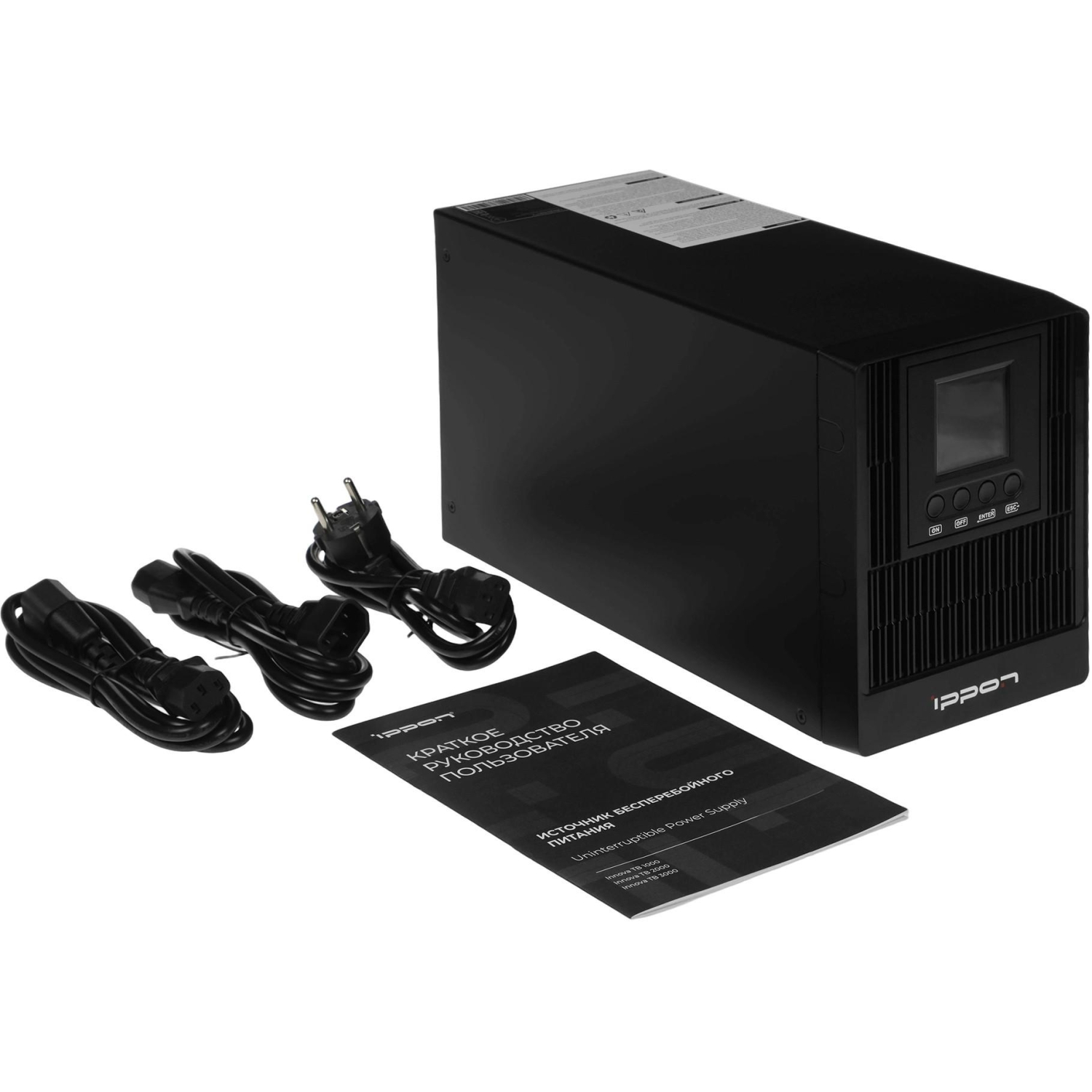 ИБП Ippon Innova TB 1000 900Вт/1000ВА, 4xC13 черный(2050420) - фото 3