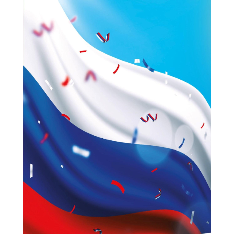 Пакет подарочный (M) Триколор, 151902287 - фото 2