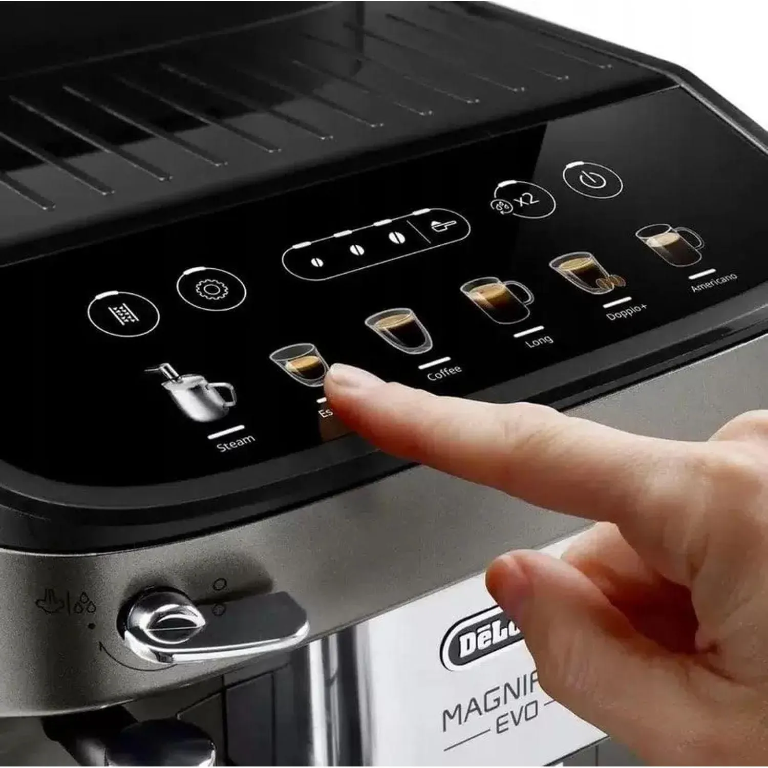 Кофемашина Delonghi Magnifica Evo ECAM290.42.TB 1450Вт титановый/черный - фото 2