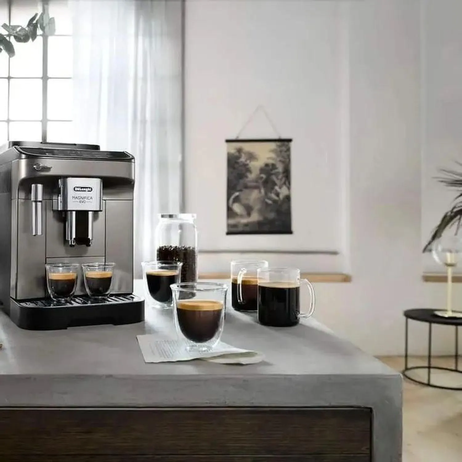 Кофемашина Delonghi Magnifica Evo ECAM290.42.TB 1450Вт титановый/черный - фото 5