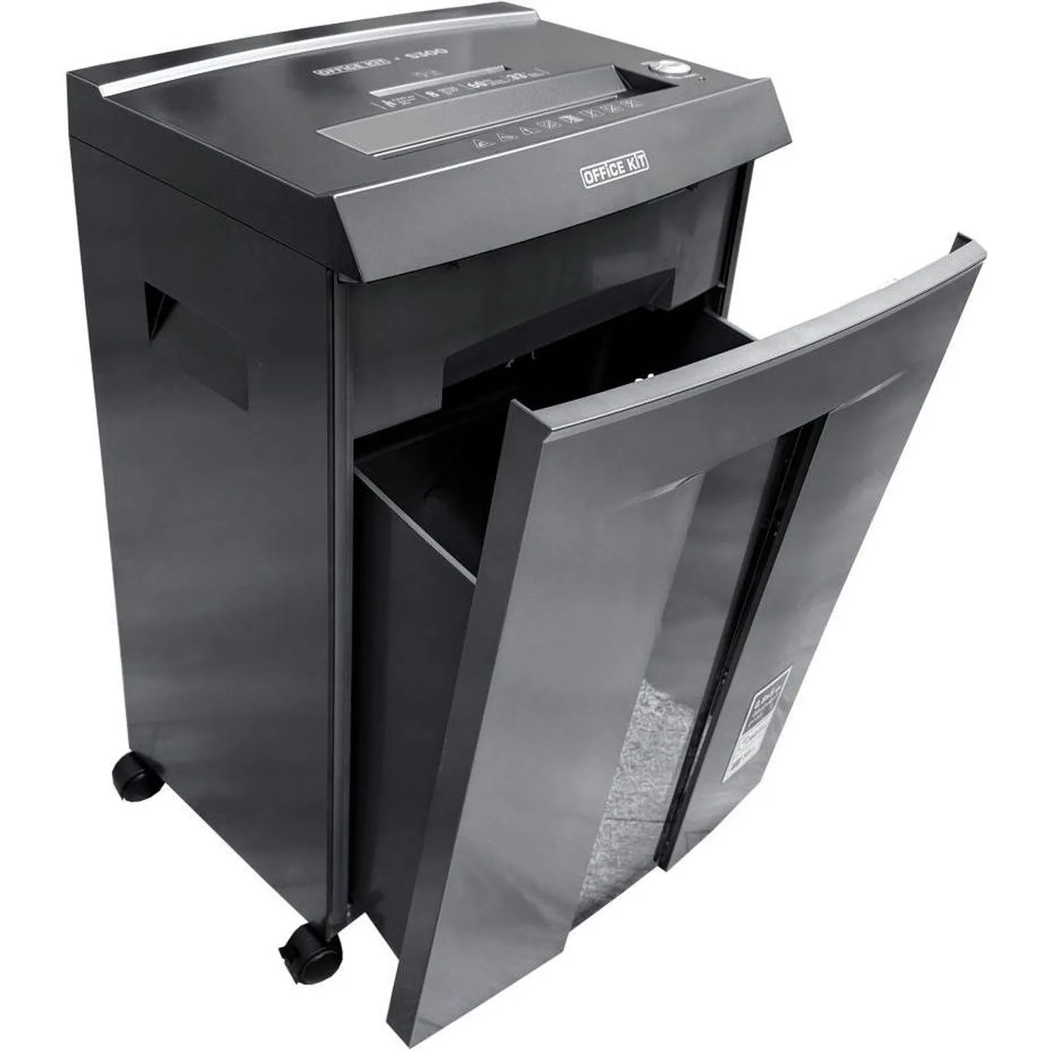 Шредер (уничтожитель) Office Kit S300 0,8x5 P-7ур.секр, 8лист,33л - фото 6