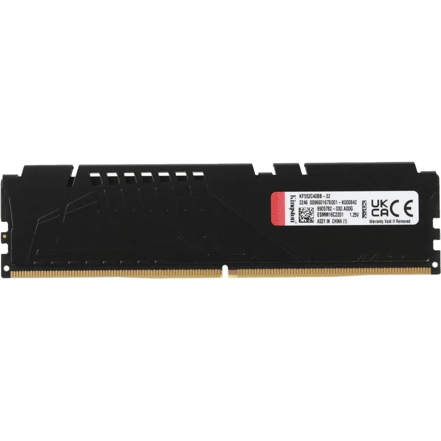 Модуль памяти Kingston FURY Black DDR5 DIMM 32GB 5200Мгц XMP(KF552C40BB-32) - фото 2