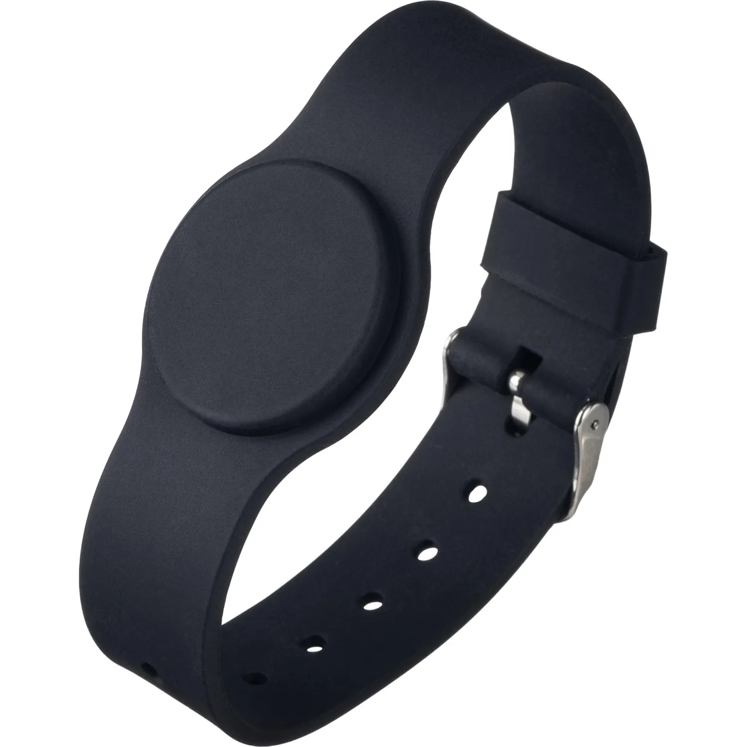 Браслет доступа (RFID-браслет) Bigtech Mifare 1К, с застежкой (черный) - фото 1