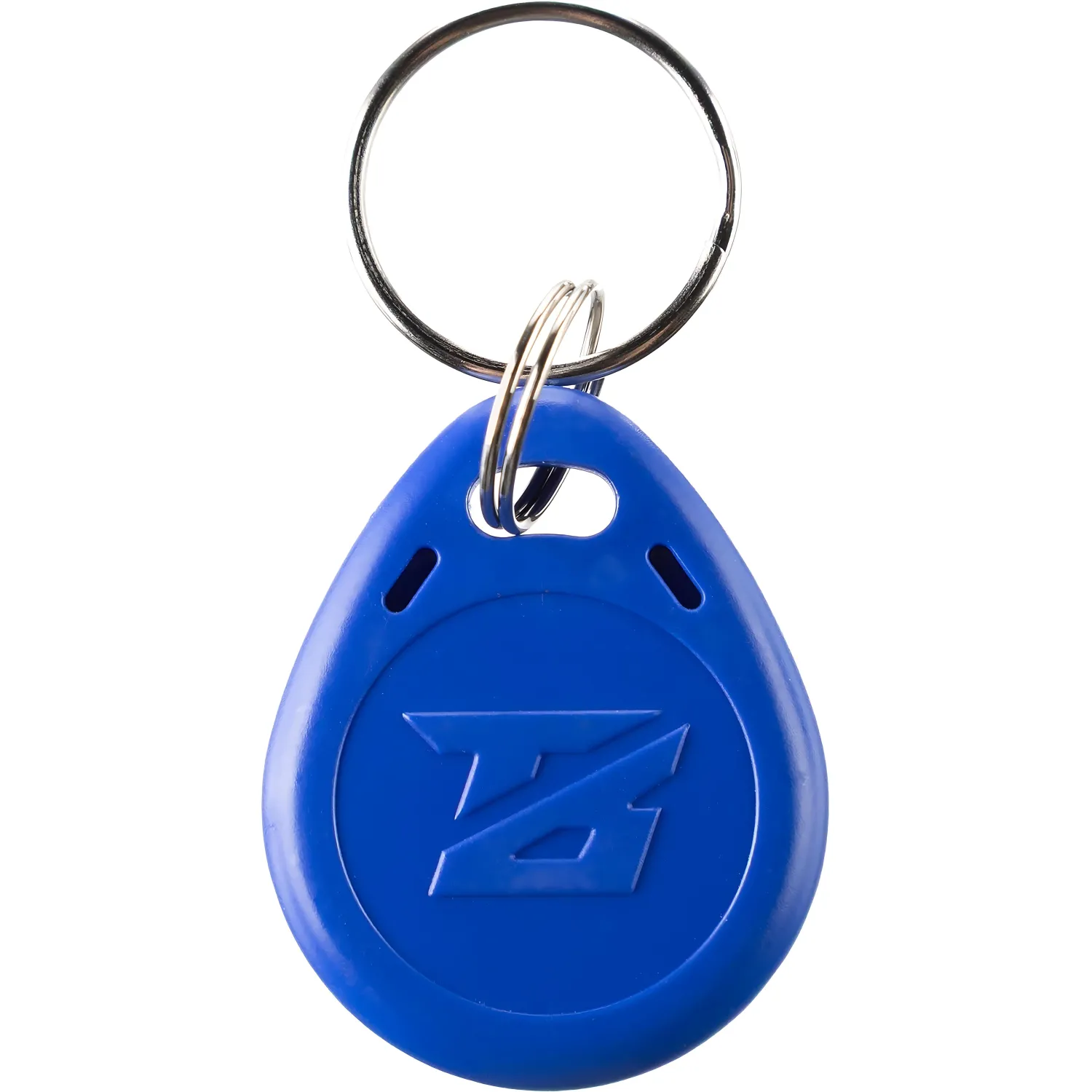 Брелок бесконтактный Bigtech EM-Marine чтение, с номером синий (100шт/уп) - фото 1