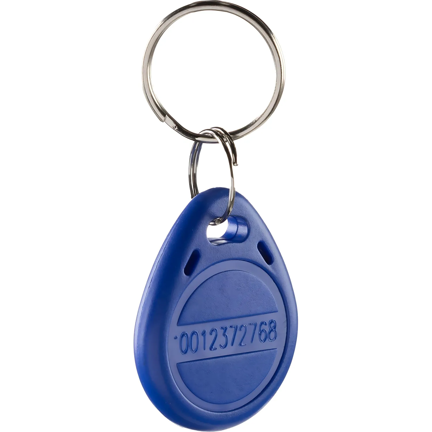 Брелок бесконтактный Bigtech EM-Marine чтение, с номером синий (100шт/уп) - фото 2