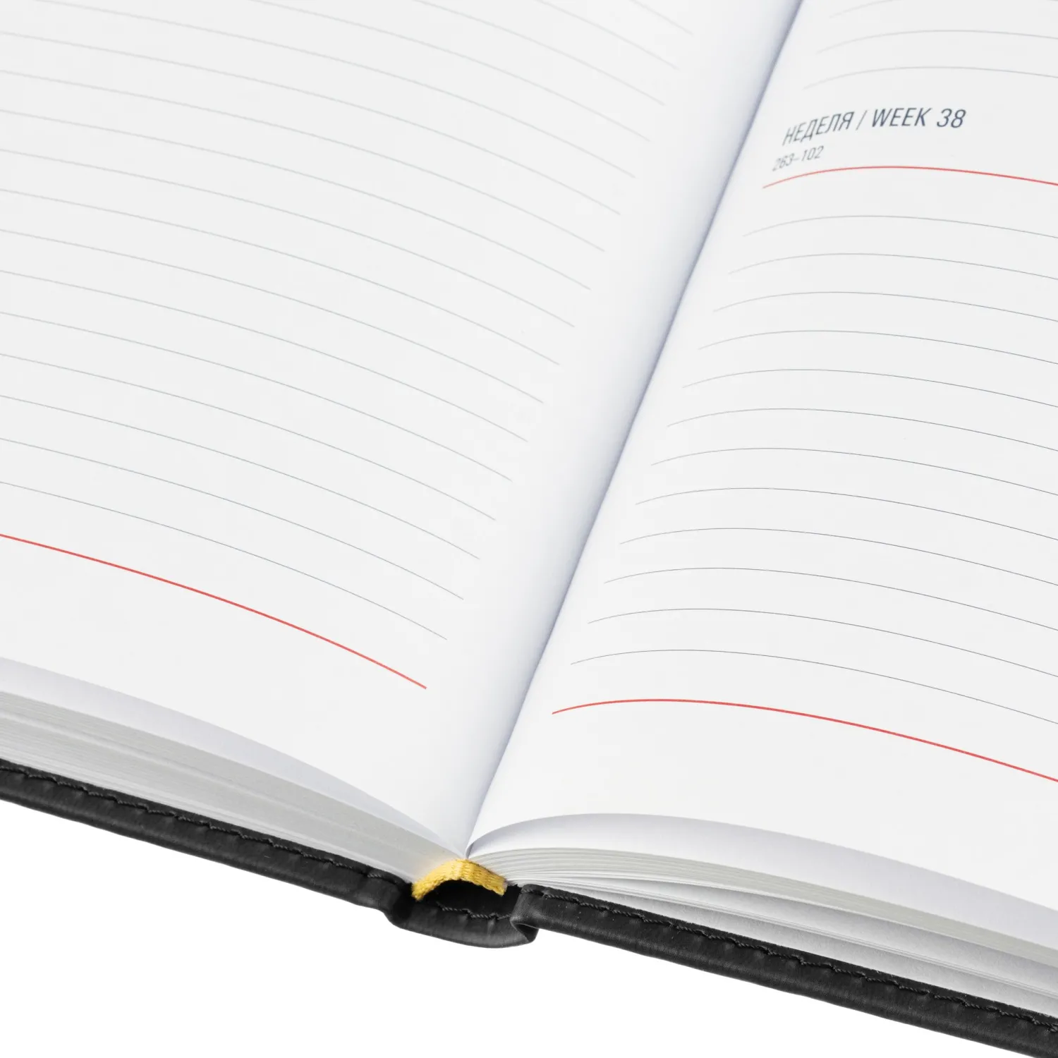 Ежедневник датированный 2026 АТТАСНЕ А4, 176л, 200х270мм, Каньон, черный - фото 16