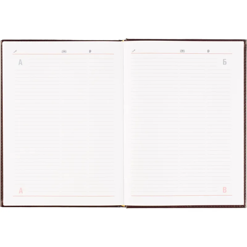 Ежедневник датированный 2026 АТТАСНЕ А4, 176л, 200х270мм, Каньон бордовый - фото 15