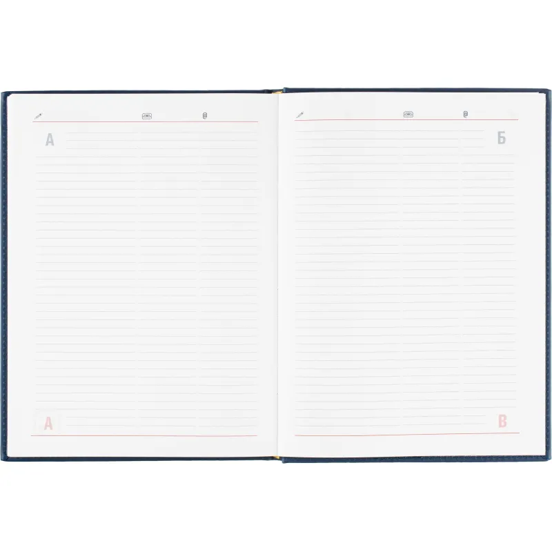 Ежедневник датированный 2026 АТТАСНЕ А4, 176л, 200х270мм, Сиам синий - фото 15