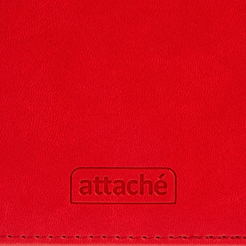 Ежедневник датированный 2026 АТТАСНЕ А5, 180л, 143х210мм, Сиам красный - фото 3