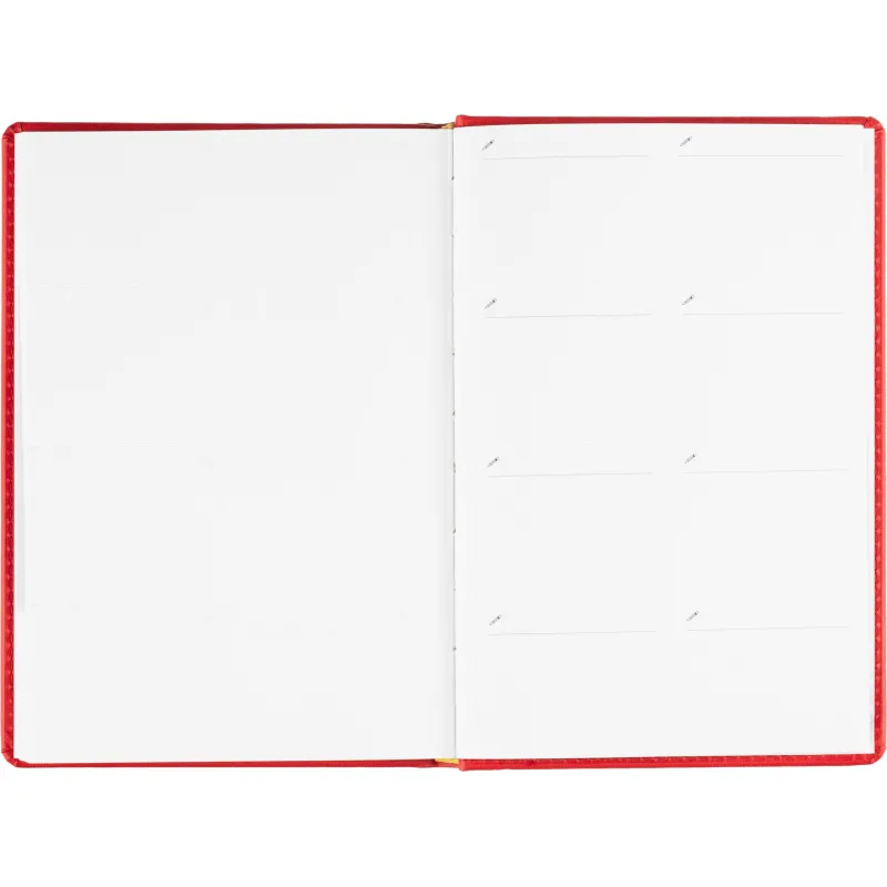 Ежедневник датированный 2026 АТТАСНЕ А5, 180л, 143х210мм, Сиам красный - фото 14