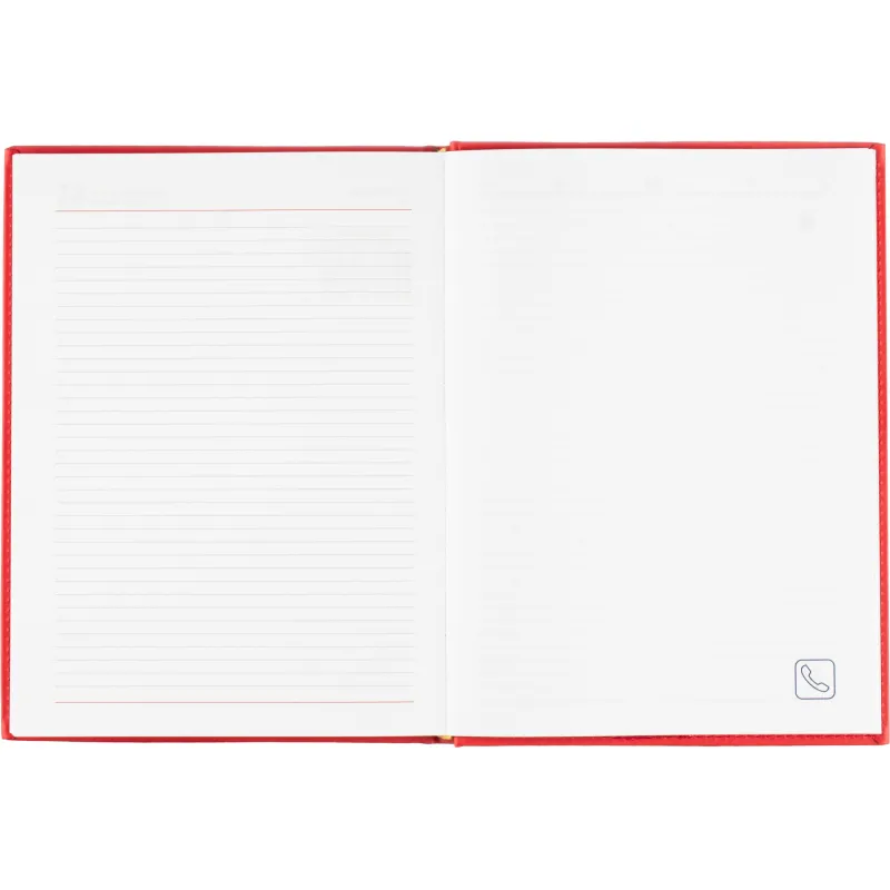 Ежедневник датированный 2026 АТТАСНЕ А4, 176л, 200х270мм, Сиам красный - фото 14