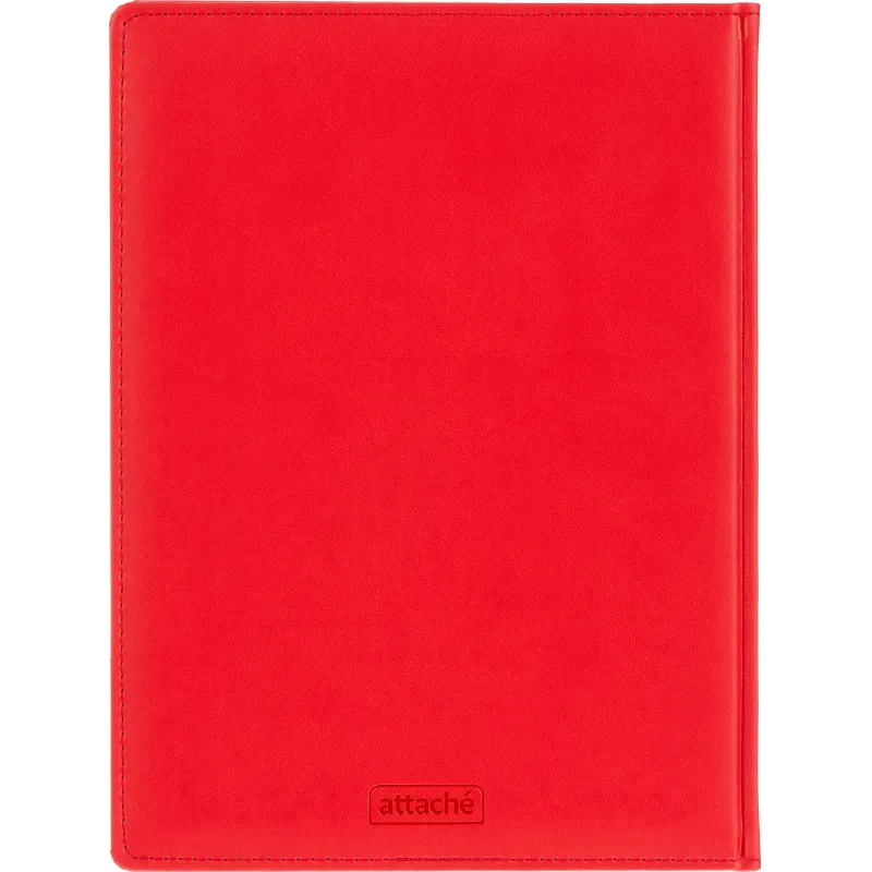 Еженедельник датированный 2026 АТТАСНЕ А4, 72л, 200х270мм, Сиам красный - фото 16