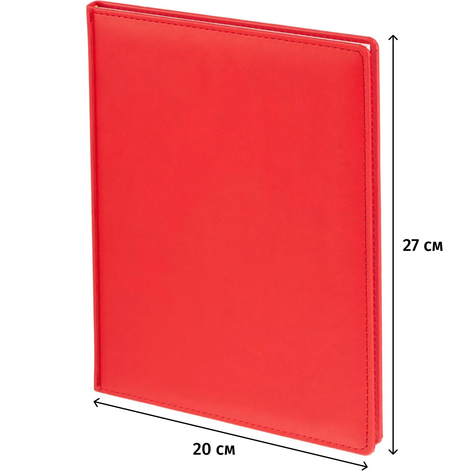 Еженедельник датированный 2026 АТТАСНЕ А4, 72л, 200х270мм, Сиам красный - фото 17