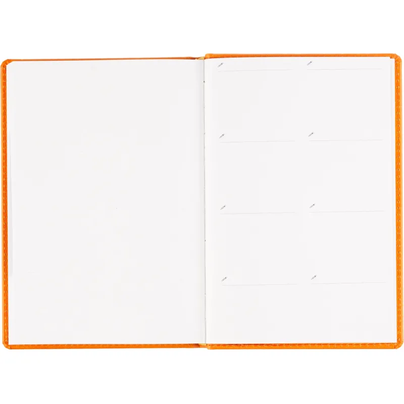 Ежедневник датированный 2026 АТТАСНЕ А5, 180л, 143х210мм, Сиам оранжевый - фото 14