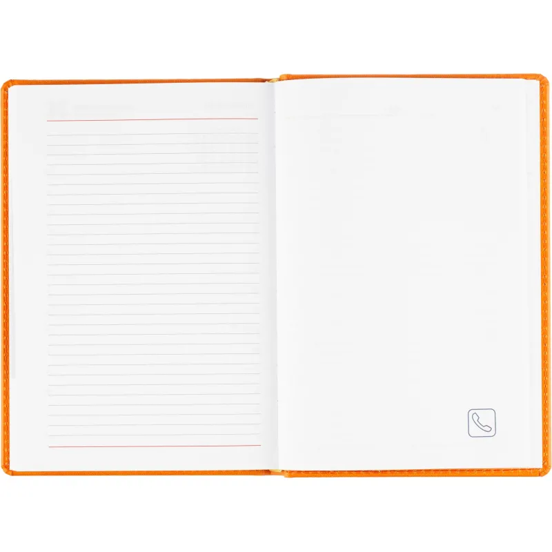 Ежедневник датированный 2026 АТТАСНЕ А5, 180л, 143х210мм, Сиам оранжевый - фото 15
