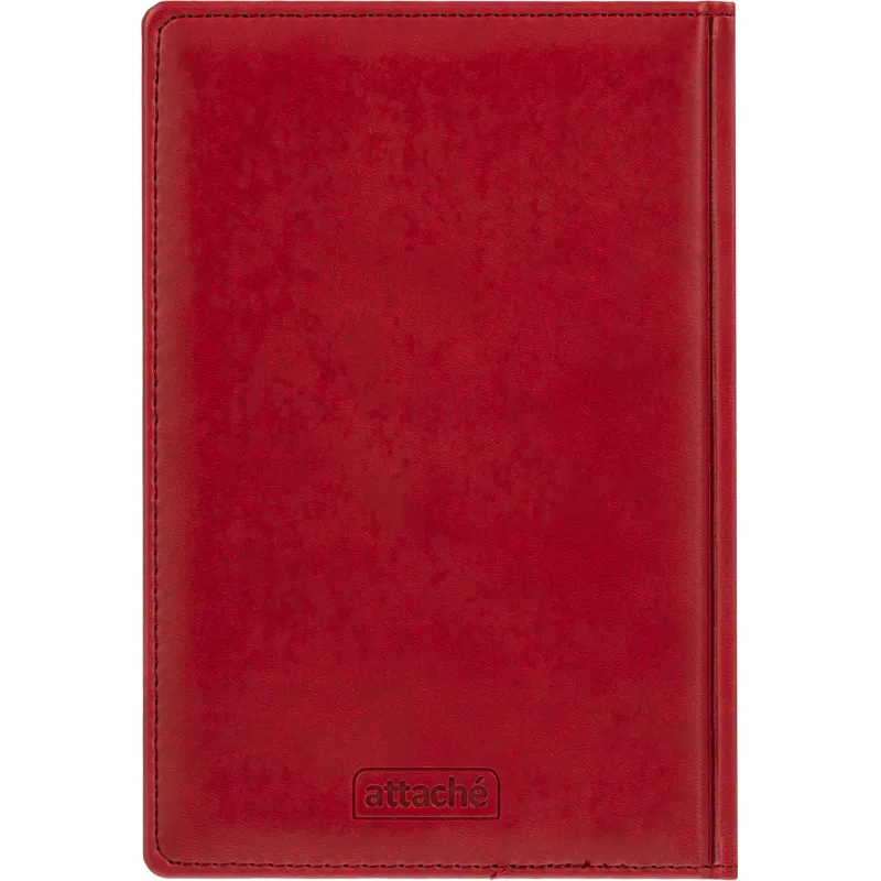 Ежедневник датированный 2026 АТТАСНЕ А5, 180л, 143х210мм, Сиам бордовый - фото 18