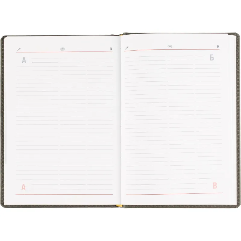 Ежедневник датированный 2026 АТТАСНЕ А5, 180л, 143х210мм, Сиам серый - фото 16