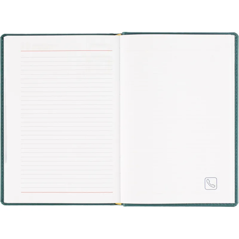 Ежедневник датированный 2026 АТТАСНЕ А5, 180л, 143х210мм, Сиам бирюзовый - фото 15